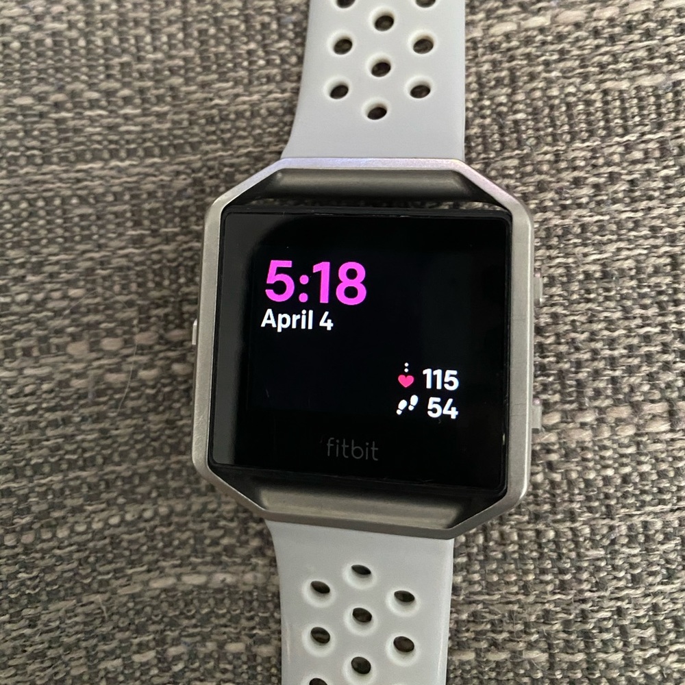 Fitbit Blaze smart watch with 7 different bands